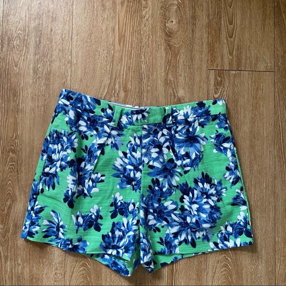 J Crew floral dress shorts